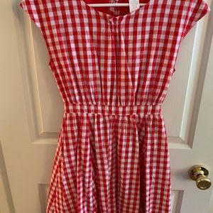 Gingham style dress